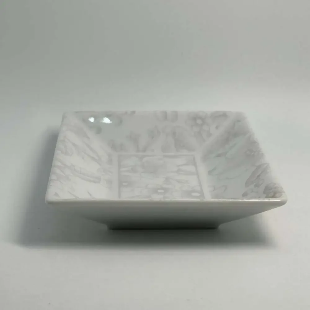 Rare Tiffany & Co Clinique Porcelain Trinket Jewelry Vanity Tray Plate Soap Dish